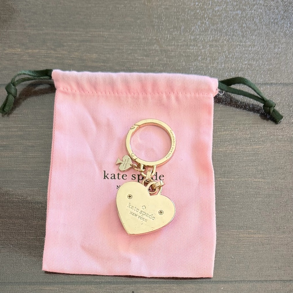 Kate Spade - Red Heart Keychain / Purse Charm - Picture 5 of 5